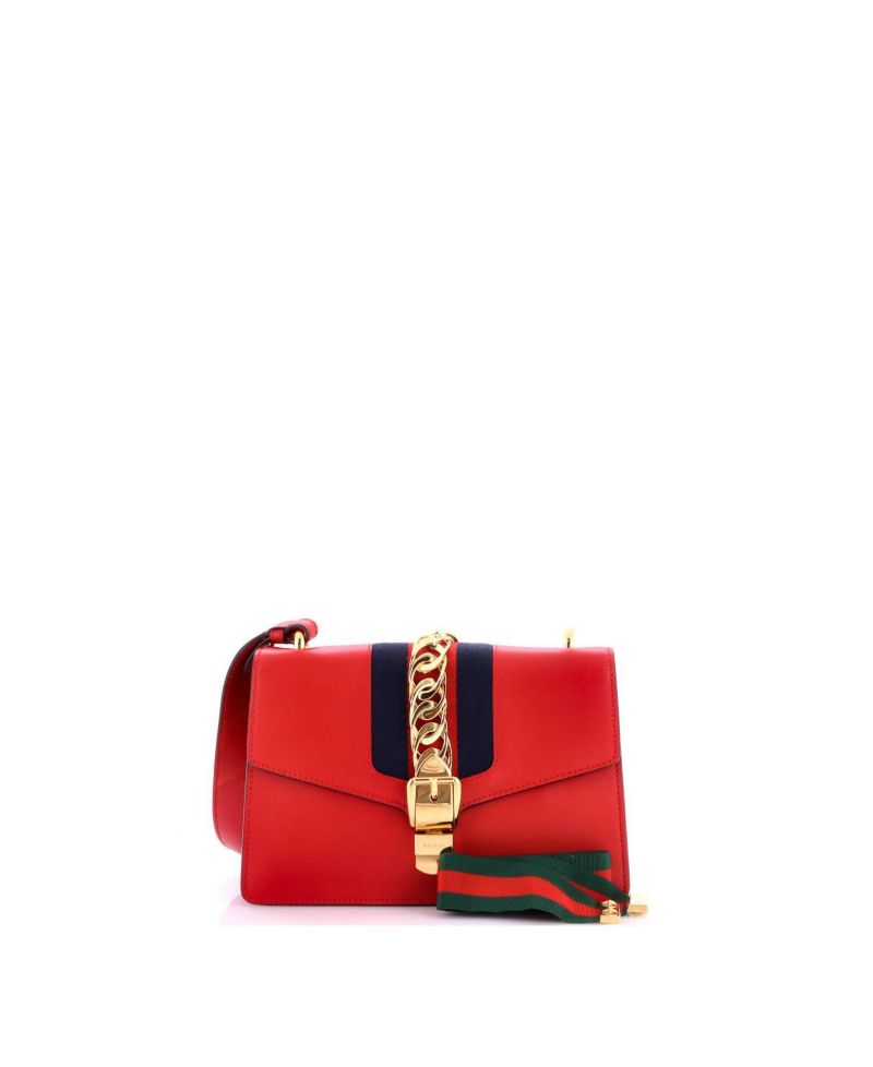 Small Sylvie Shoulder Bag Leather