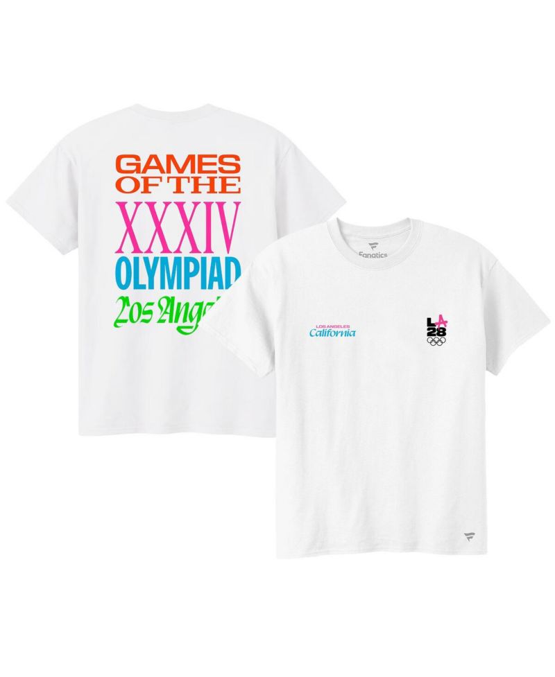 Men's White LA28 Superbloom Collection T-Shirt