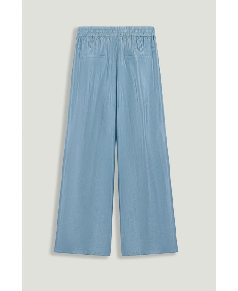 Women's Pleated Wide Leg High-Rise Trousers