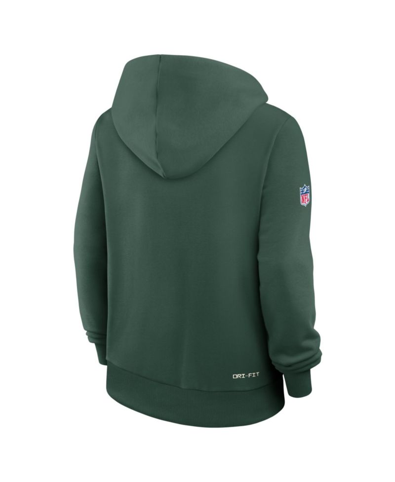 Women's Green Bay Packers Sideline Standard Issue Dri-FIT Dolman Hoodie