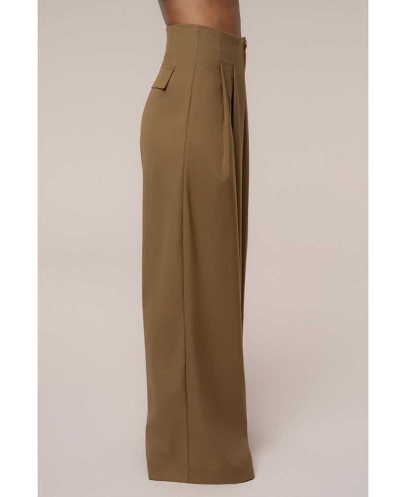 Women's Polished Pleat Trouser