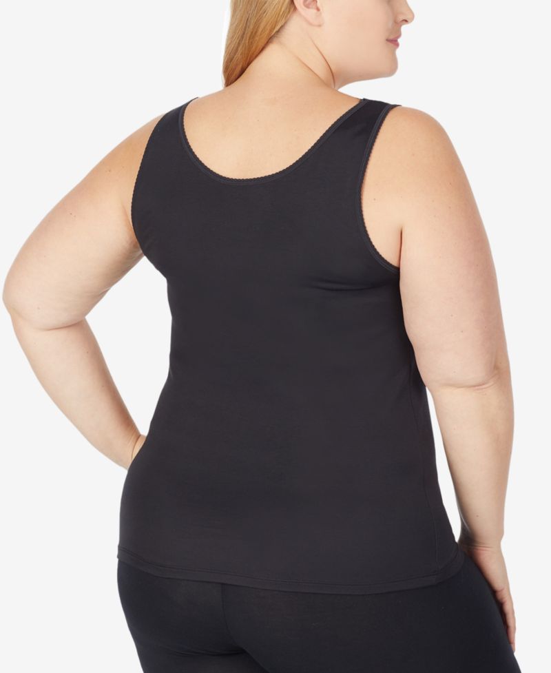Plus Size SofTech Stretch Lace Detail Cami