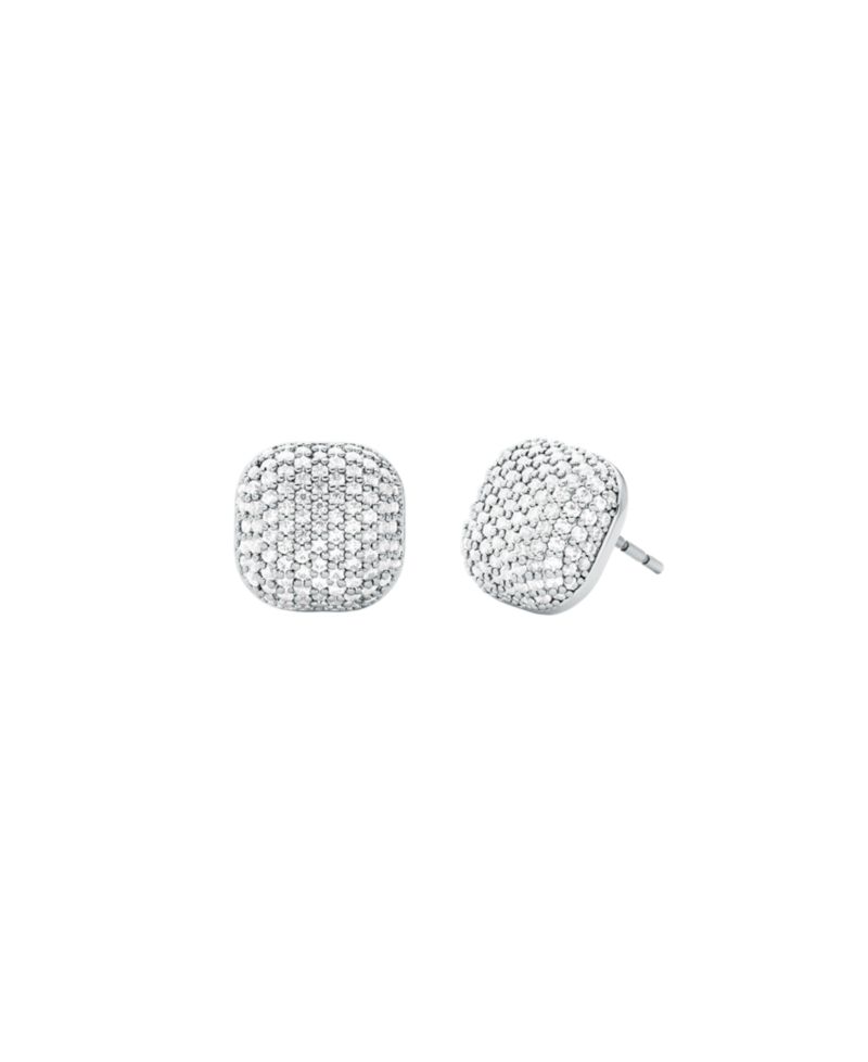 Pave Bangle Bracelet and Earring Set