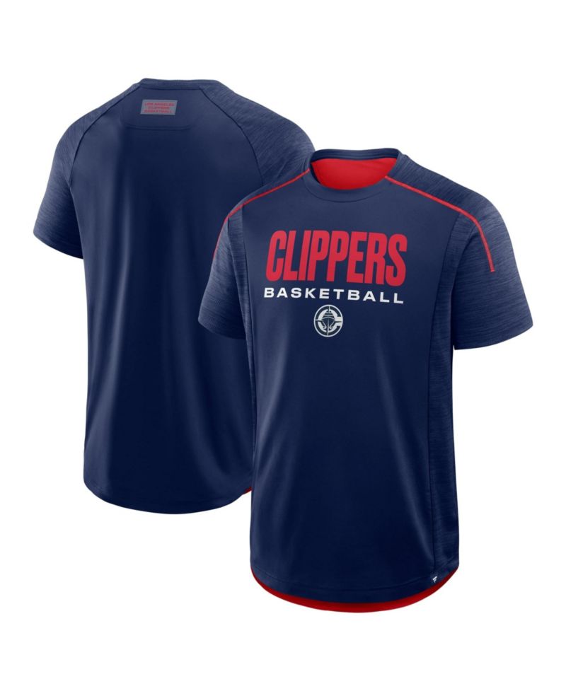 Men's Navy LA Clippers Inbound Pass Play Practice T-Shirt