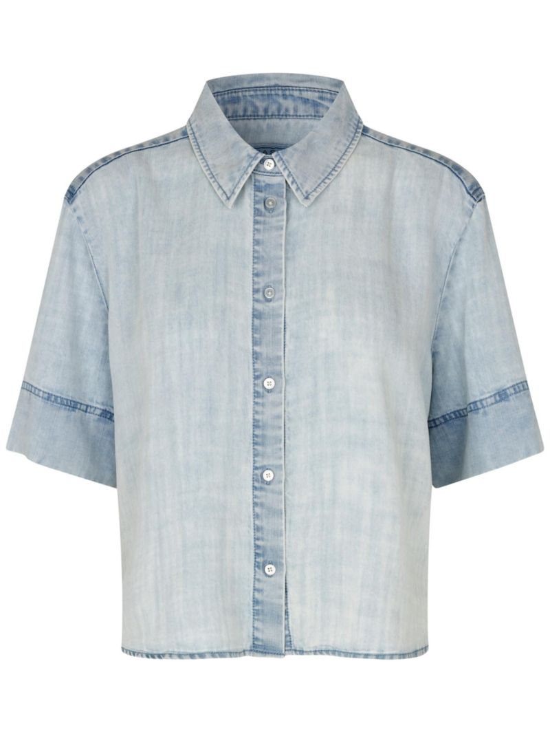 Women's Mairenova Denim Button-Front Shirt