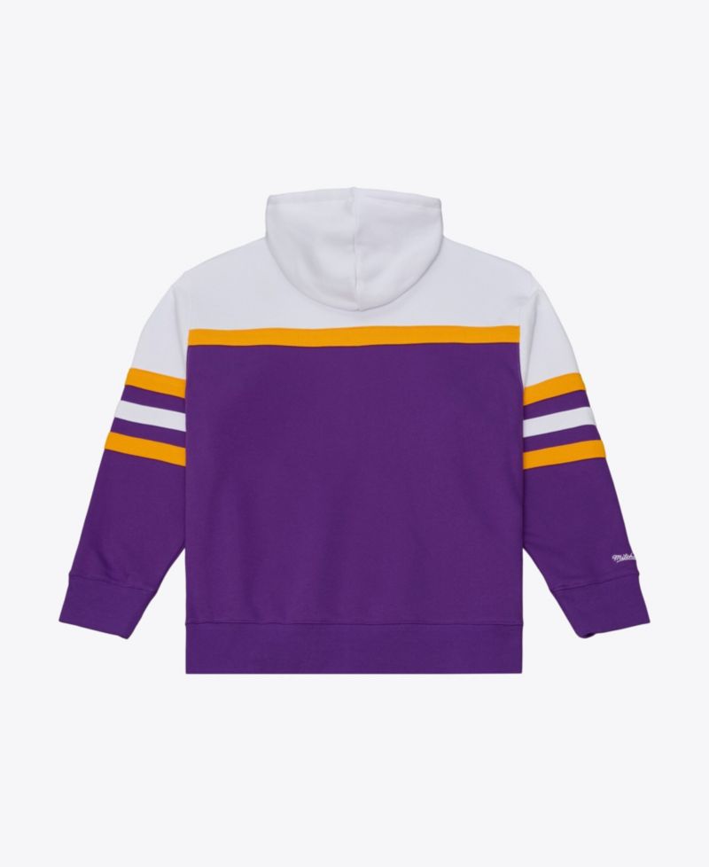 Men's Minnesota Vikings Head Coach Embroidered Graphics Fleece-Lined Hoodie