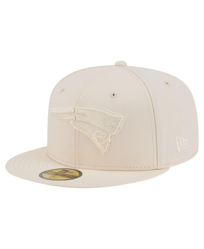 Men's Cream New England Patriots Color Pack 59FIFTY Fitted Hat