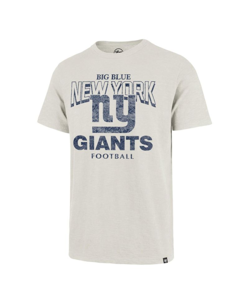 Men's Natural New York Giants Head On Scrum Slub T-Shirt