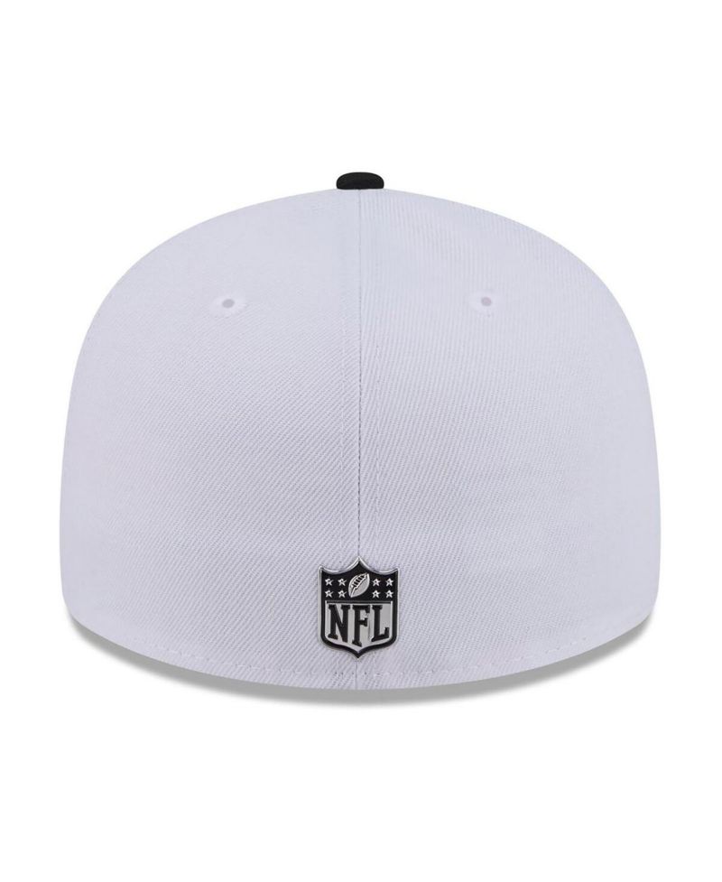 Men's White/Black Green Bay Packers 2026 NFL Draft Pre-Curved 59FIFTY Fitted Hat