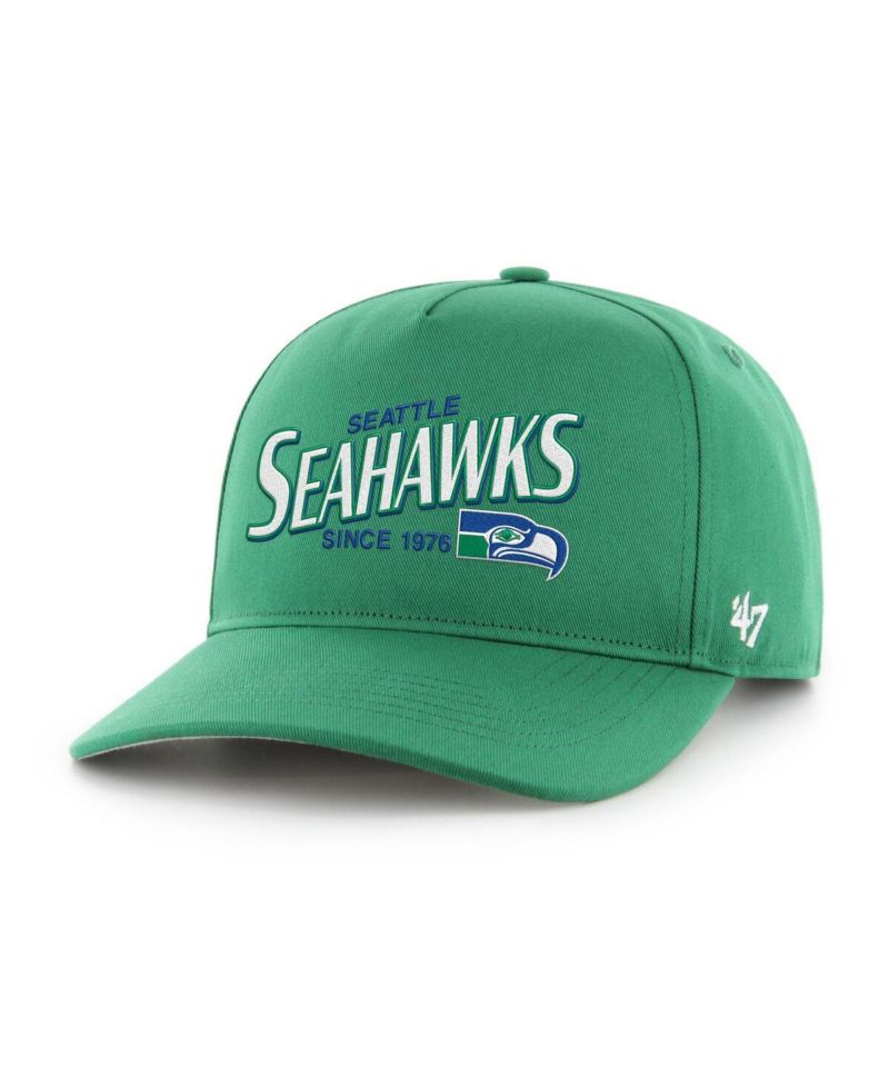Men's Green Seattle Seahawks Throwback Hitch Adjustable Hat