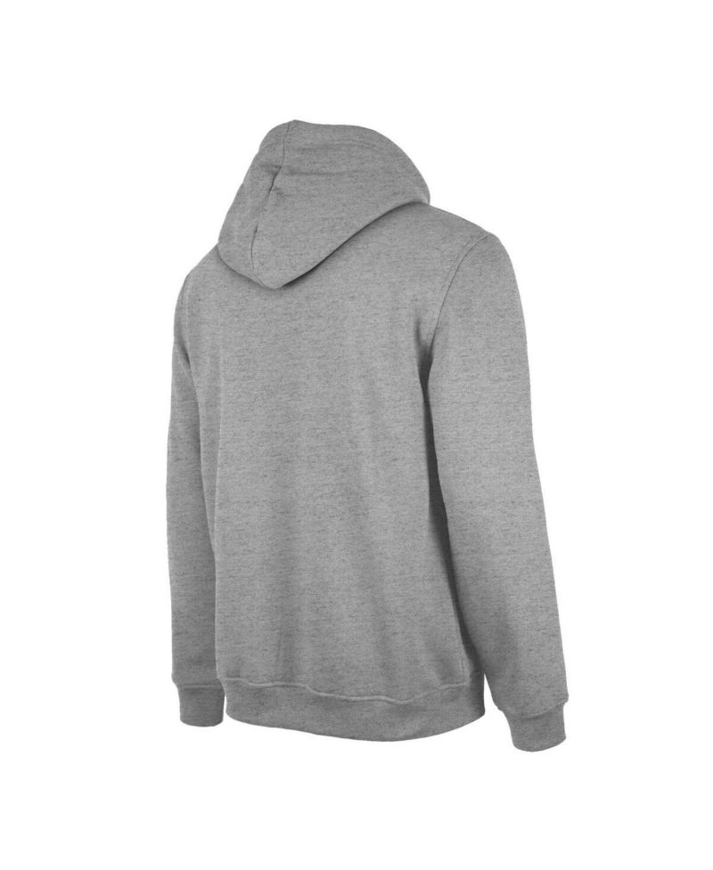 Men's Heather Gray Jacksonville Jaguars Retro Pullover Hoodie