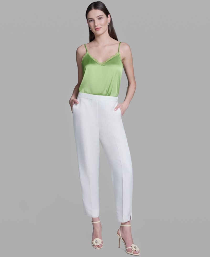 Women's Straight Ankle High-Rise Pants