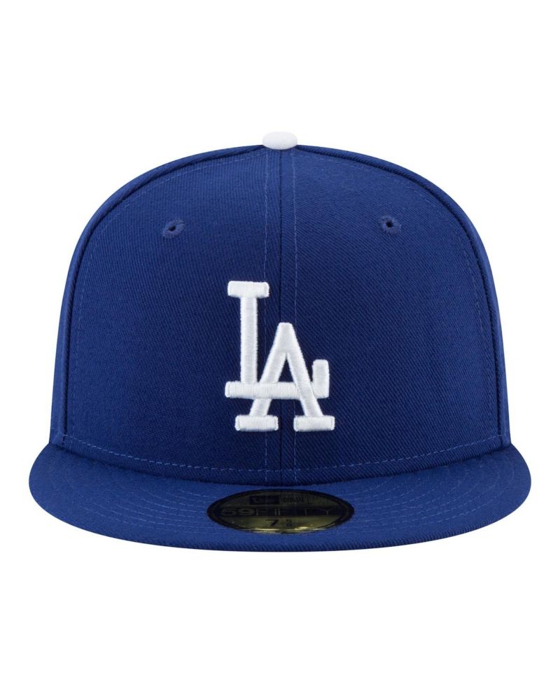 Men's Royal Los Angeles Dodgers Blue Heaven On Earth Script Patch 59FIFTY Fitted Hat