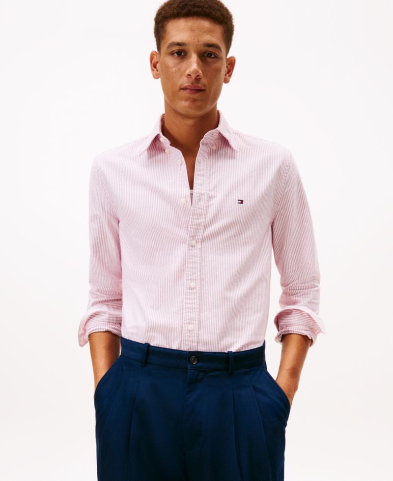 Men's Heritage Regular-Fit Oxford Striped Shirt