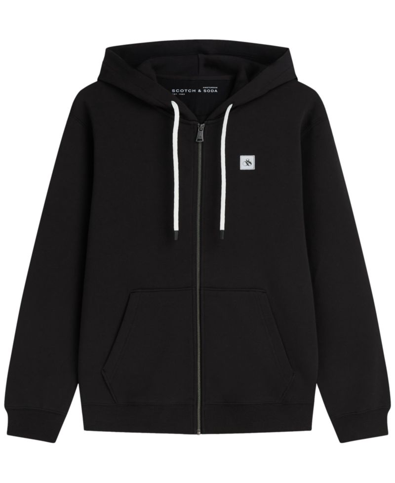 Men's Logo Badge Full-Zip Hoodie