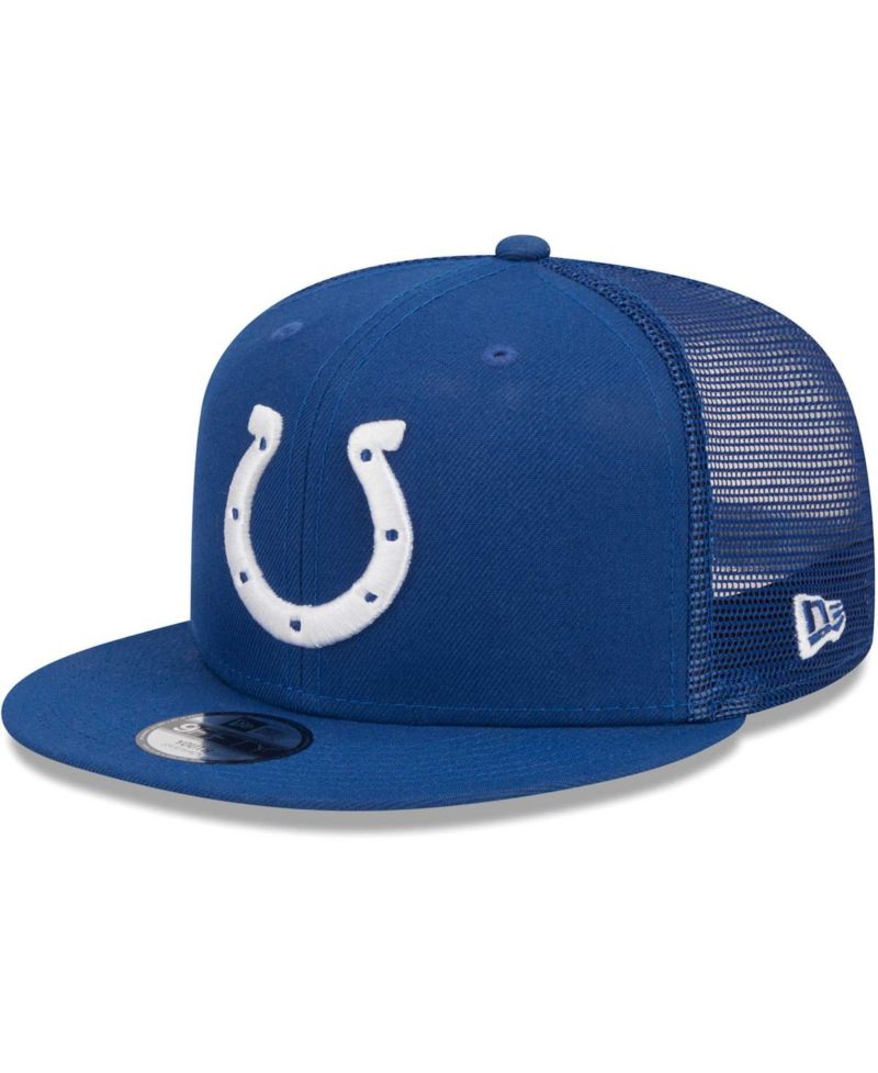 Youth Boys and Girls Royal Indianapolis Colts Main Trucker 9FIFTY Snapback Hat