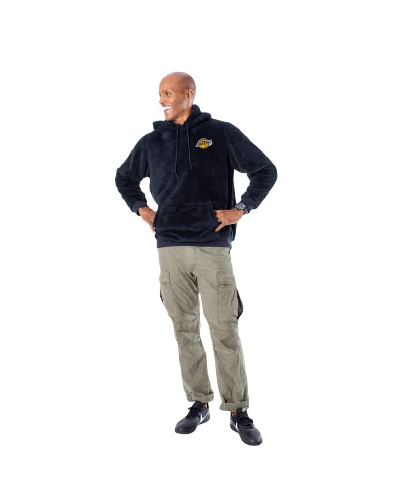 Men's and Women's The Best Hoodie in the World Black Los Angeles Lakers Oversized Lounge Pullover Hoodie