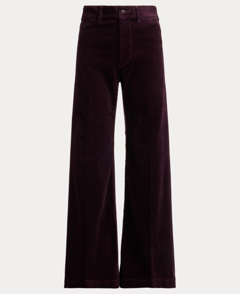 Women's Beaton High-Rise Flared 14-Wale Corduroy Pants