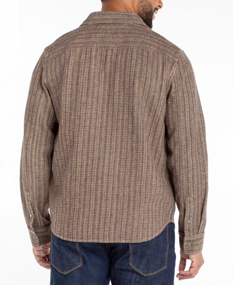 Men's Button-Front Overshirt