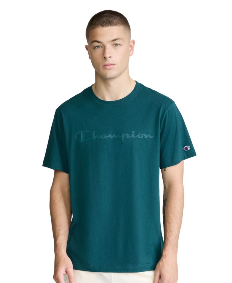Men's Classic Graphic Tonal Script Logo T-Shirt