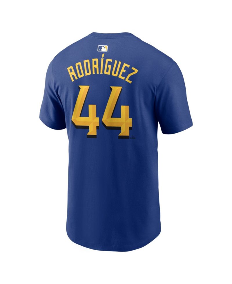 Men's Julio Rodríguez Royal Seattle Mariners City Connect Name & Number T-Shirt