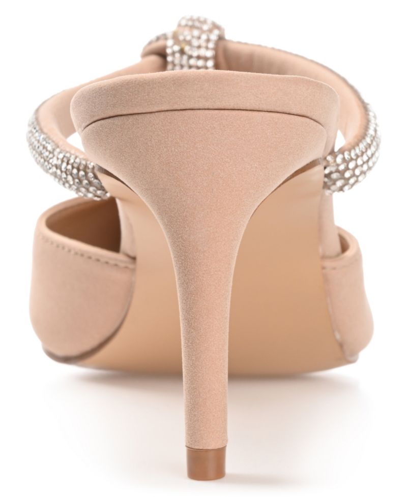 Women's Lunna Rhinestone Knot Slip-On Dress Pumps