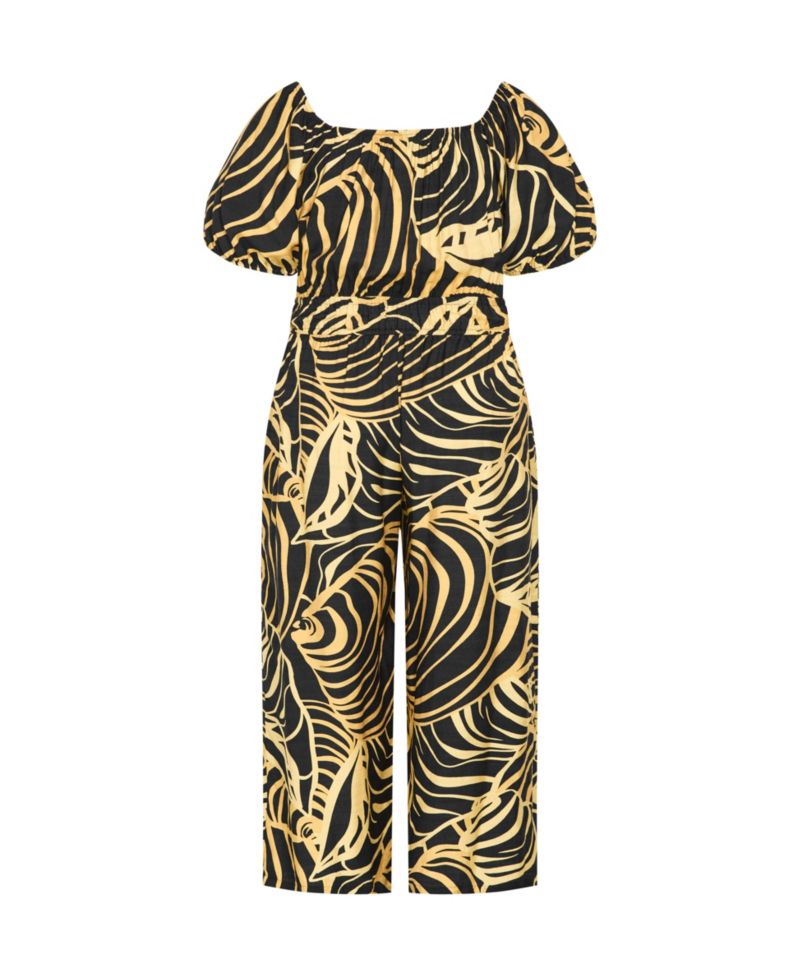 Plus Size Erica Swirl Jumpsuit