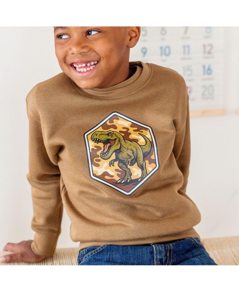 Big Boys Camo Rawr Sweatshirt