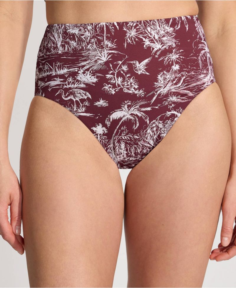 Women's Cheeky High Waisted Bikini Bottoms