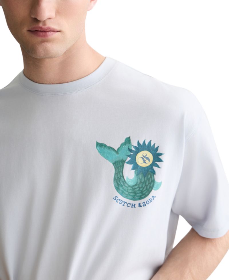 Men's Back Artwork Regular-Fit Short-Sleeve T-Shirt