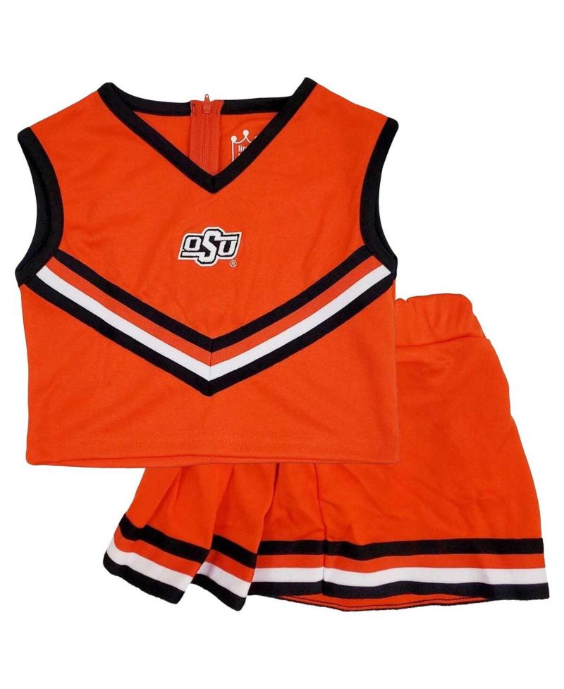 Big Girls 2-Piece Orange Oklahoma State Cowboys Cheer Set