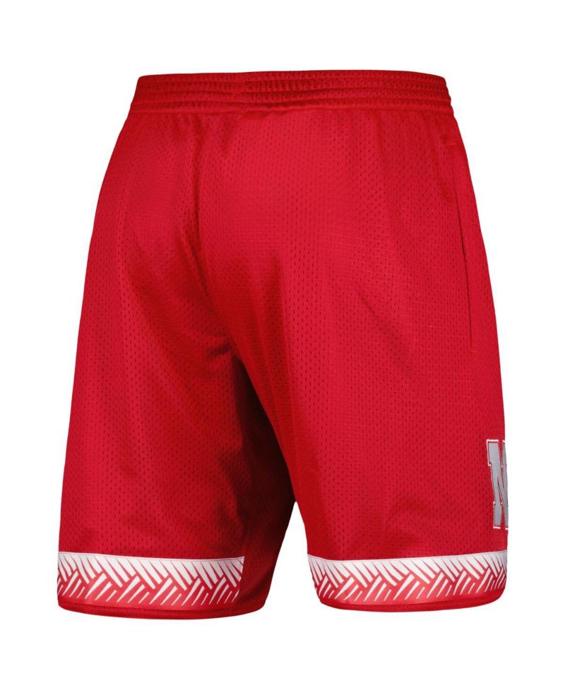 Men's Scarlet Nebraska Huskers Swingman Replica Basketball Shorts