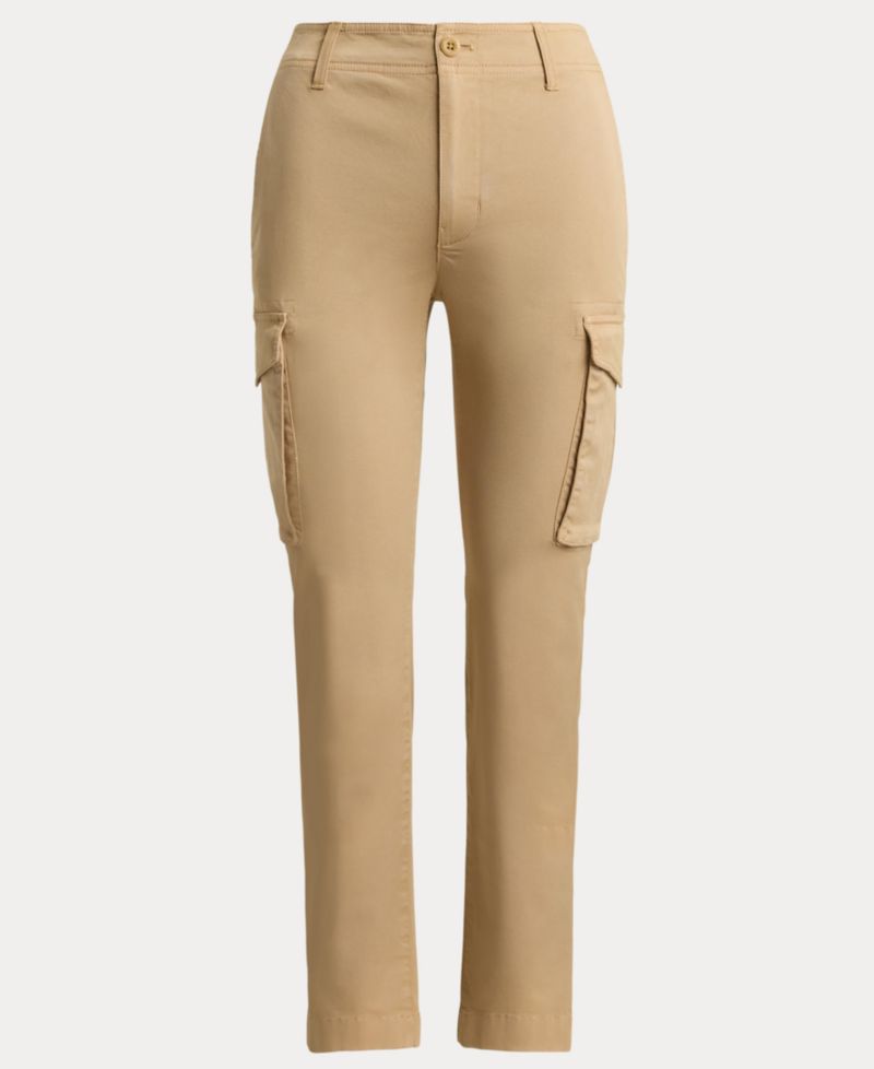 Women's Cargo Cropped Chino Pants