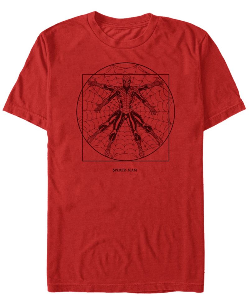 Men's Vitruvian Spider Short Sleeve Crew T-shirt