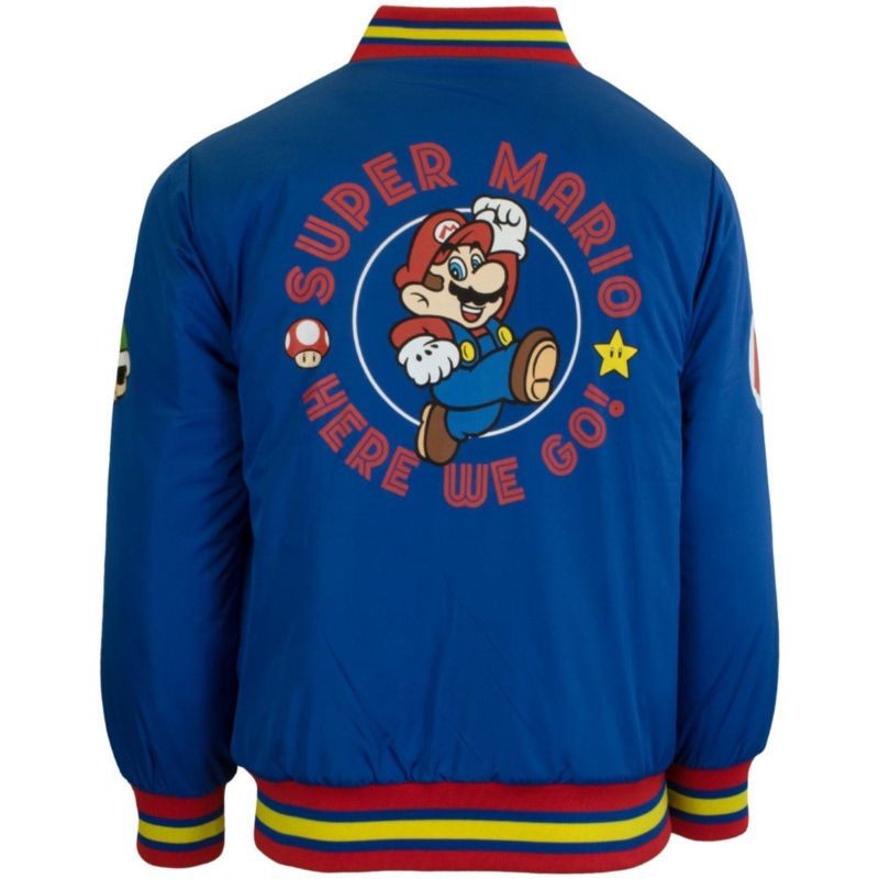 Super Luigi Little Boys Bomber Jacket
