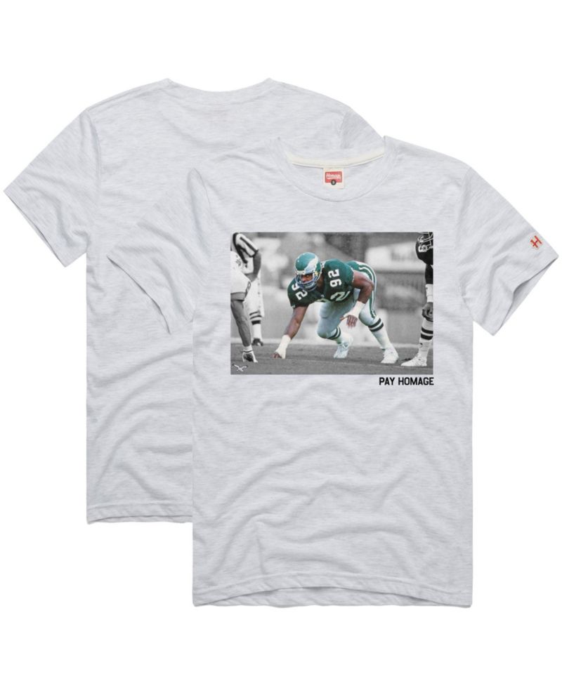 Men's and Women's Philadelphia Eagles Reggie White Pay Homage Tri-Blend T-Shirt