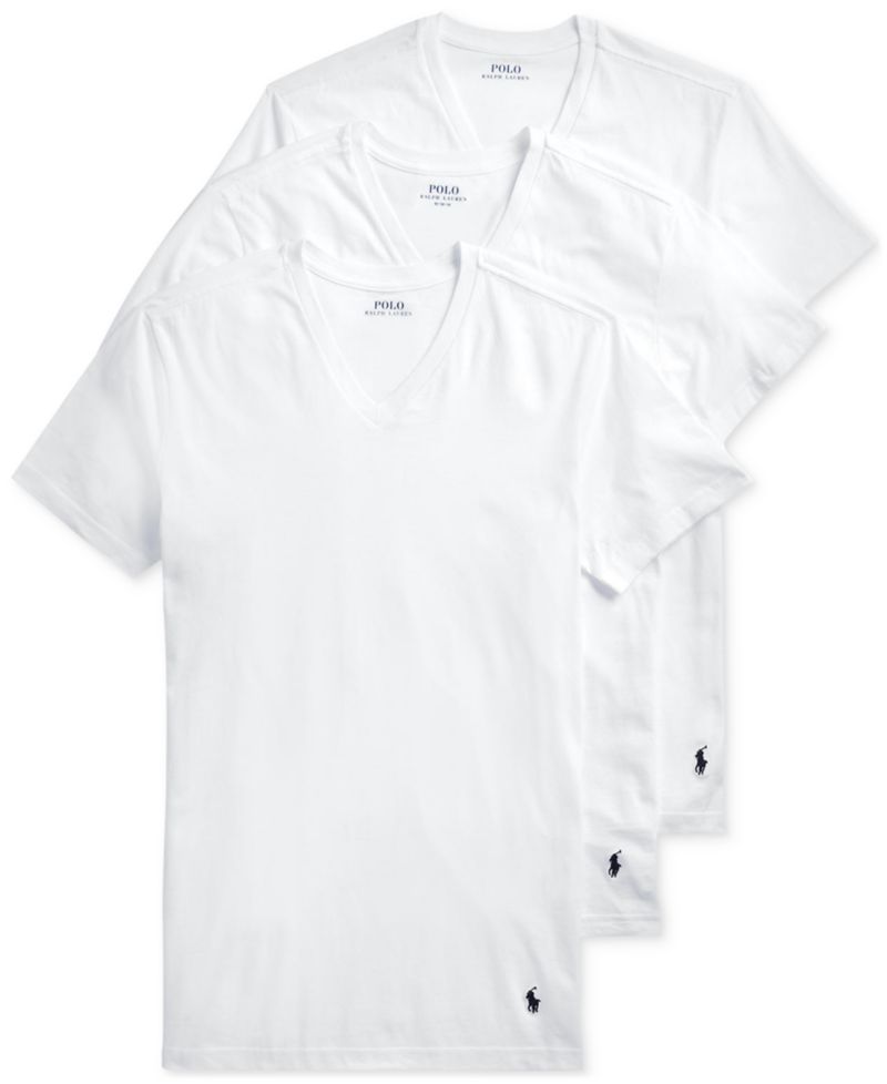 Men's 3-Pack Slim Fit V-Neck Undershirts