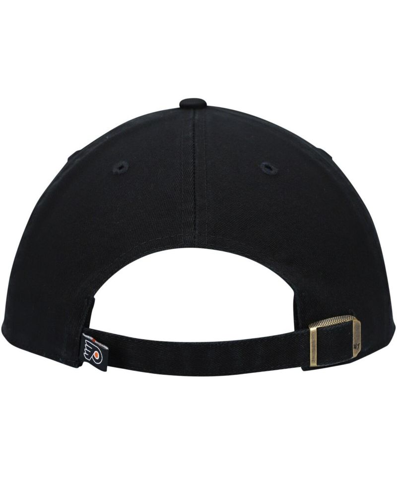 Men's Black Philadelphia Flyers Team Clean Up Adjustable Hat