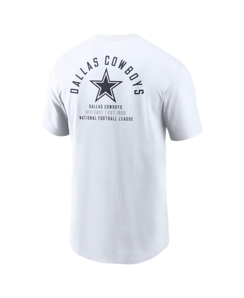 Men's Dallas Cowboys Split Logo Screen Print T-Shirt