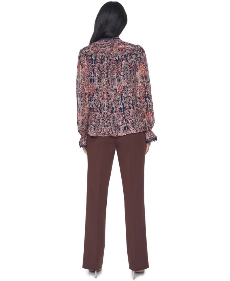 Women's Lace Long-Sleeve Blouse