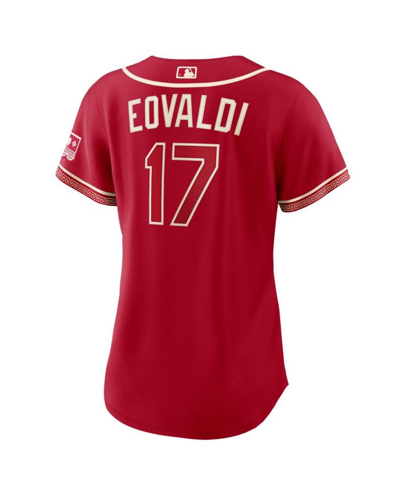 Women's Nathan Eovaldi Red Texas Rangers 2026 City Connect Stadium Jersey