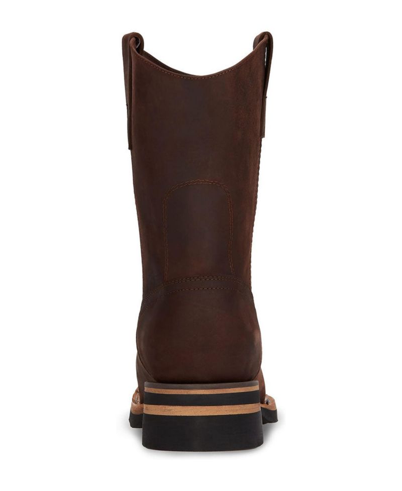 Men's Western Men Suede Leather Boots