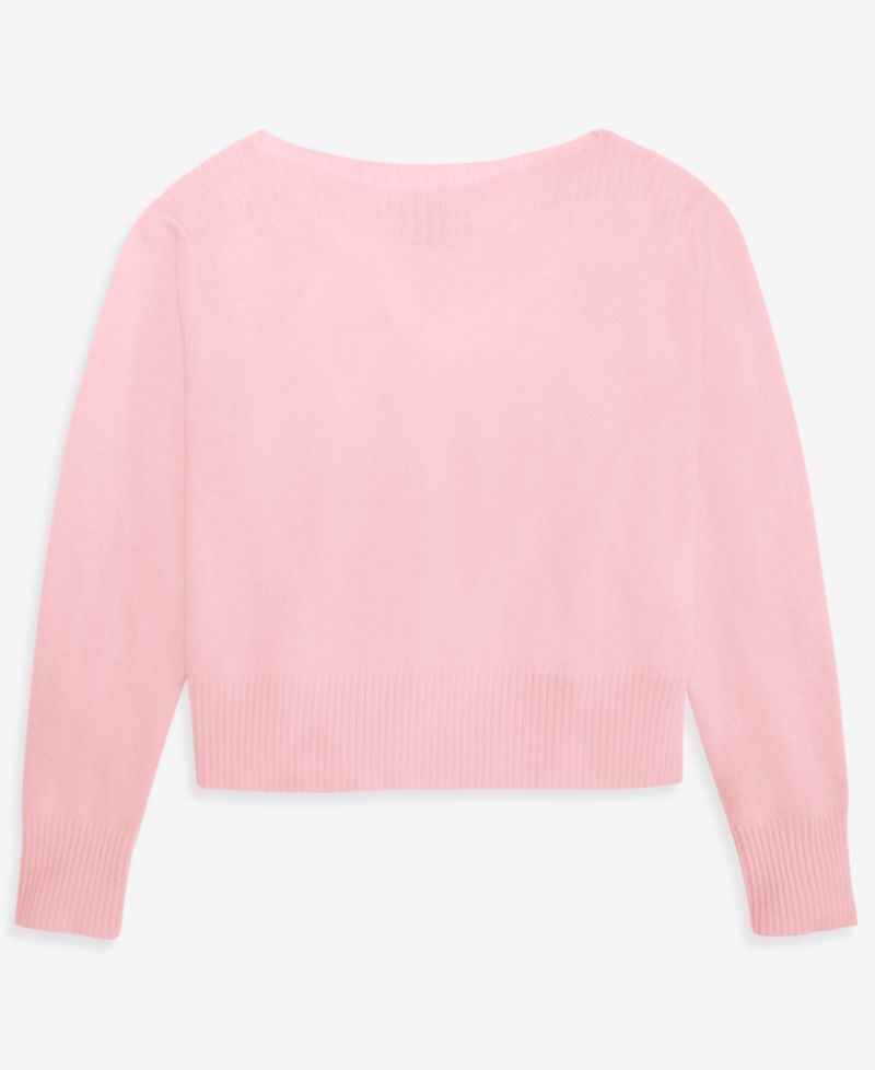 Plus Size 100% Cashmere Boat-Neck Sweater