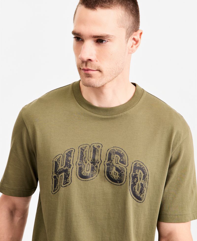 HUGO by Men's Nerpient Graphic Crewneck T-Shirt