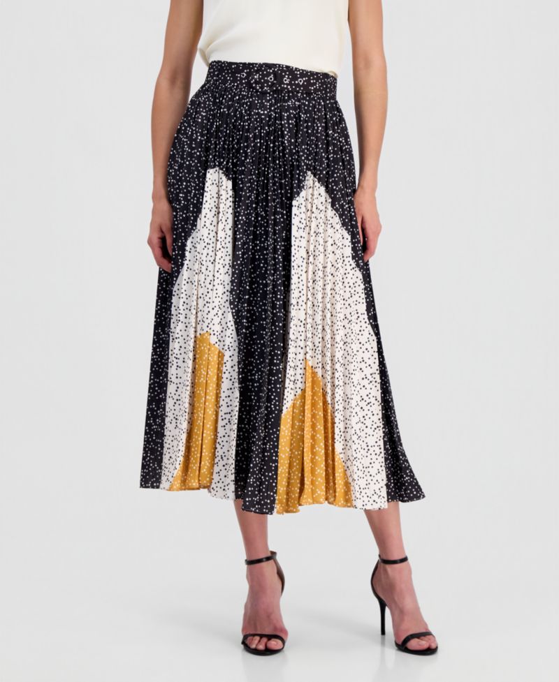 Women's Belted Pleat Skirt