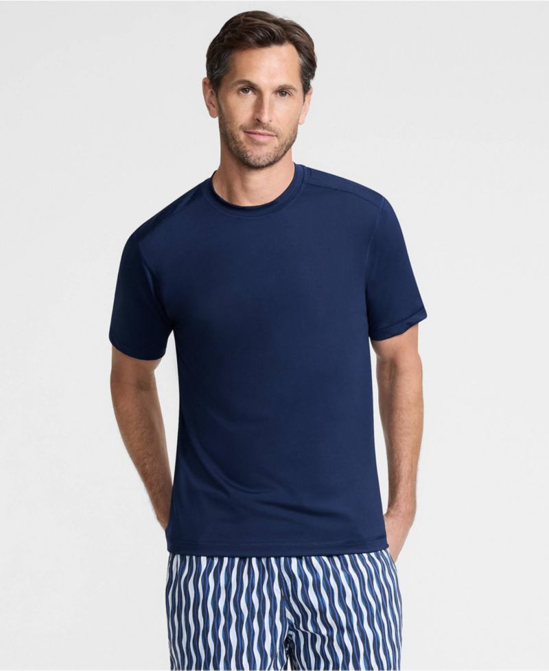 Men's SunShade UPF 50 Short Sleeve Swim Tee Rash Guard