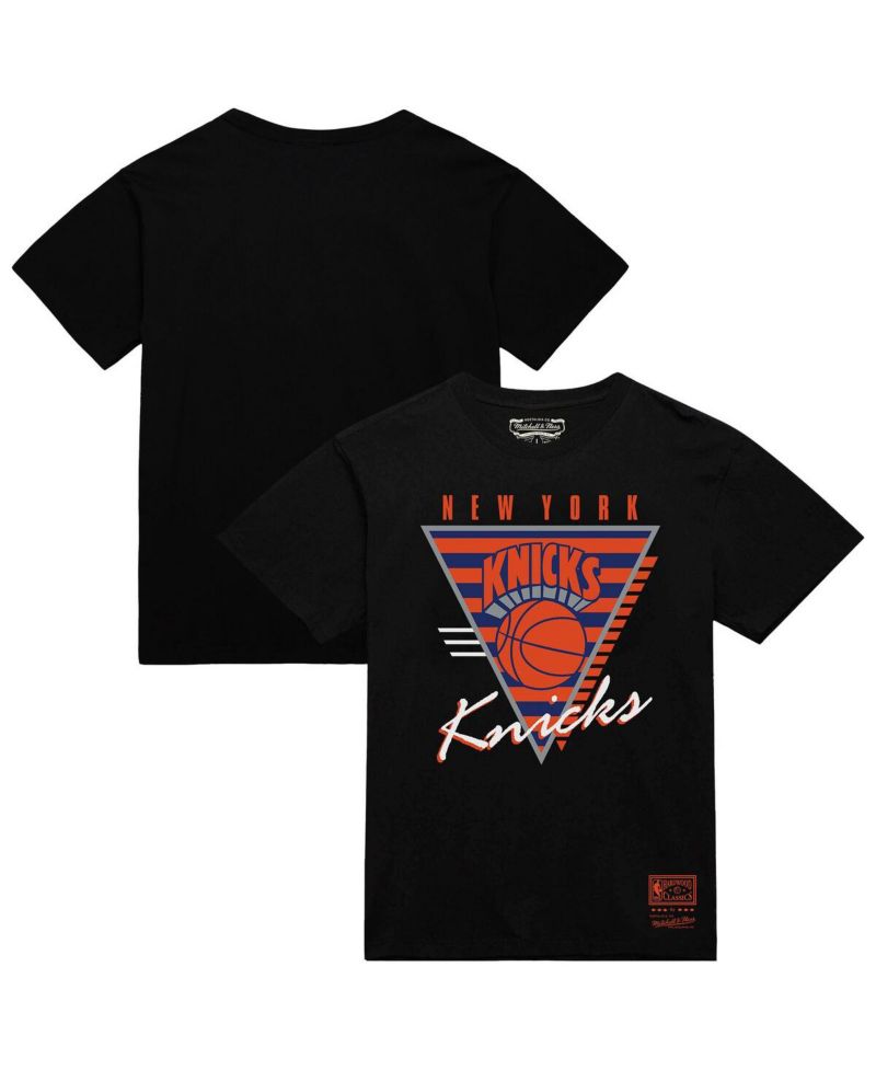 Men's Black New York Knicks Worldwide Collection Tri-Logo T-Shirt
