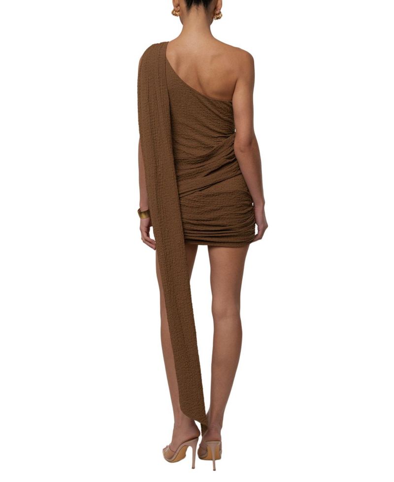 Women's Night Muse Ruched One-Shoulder Mini Dress