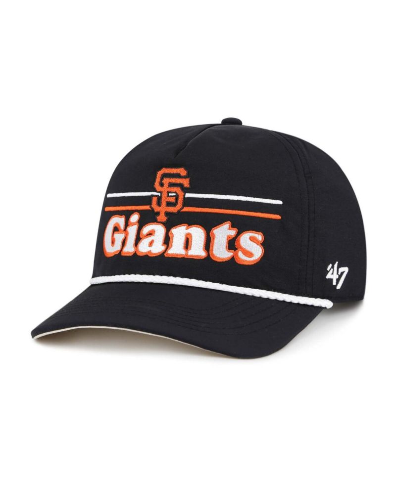 Men's Black San Francisco Giants Campscape Hitch Adjustable Hat