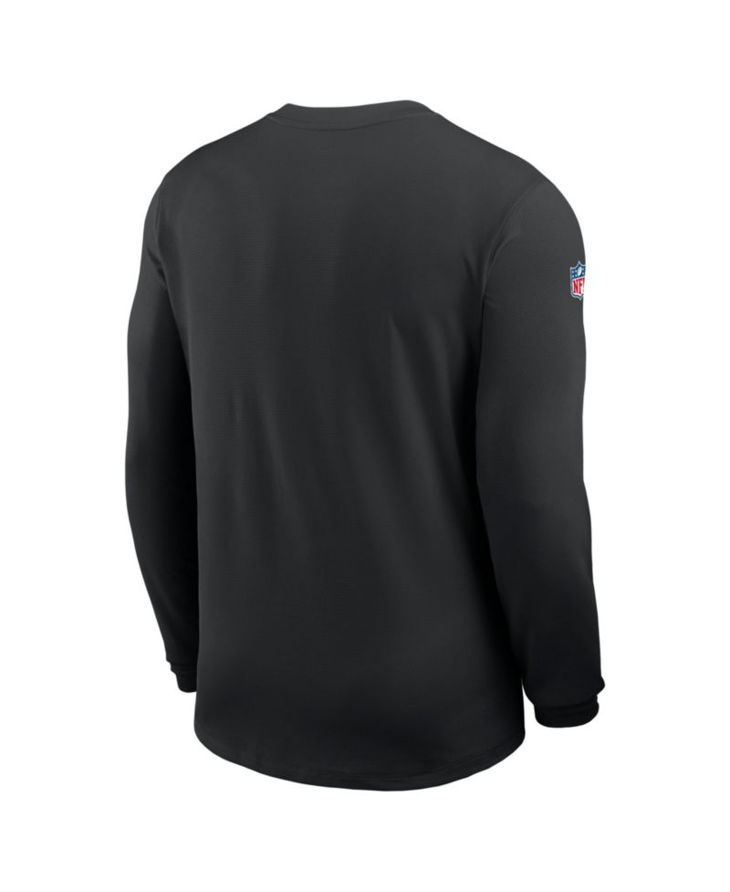 Men's Black Jacksonville Jaguars Sideline Coaches UV Dri-FIT Long Sleeve Shirt